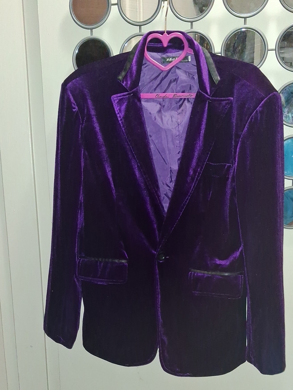 PURPLE VELVET Jacket
